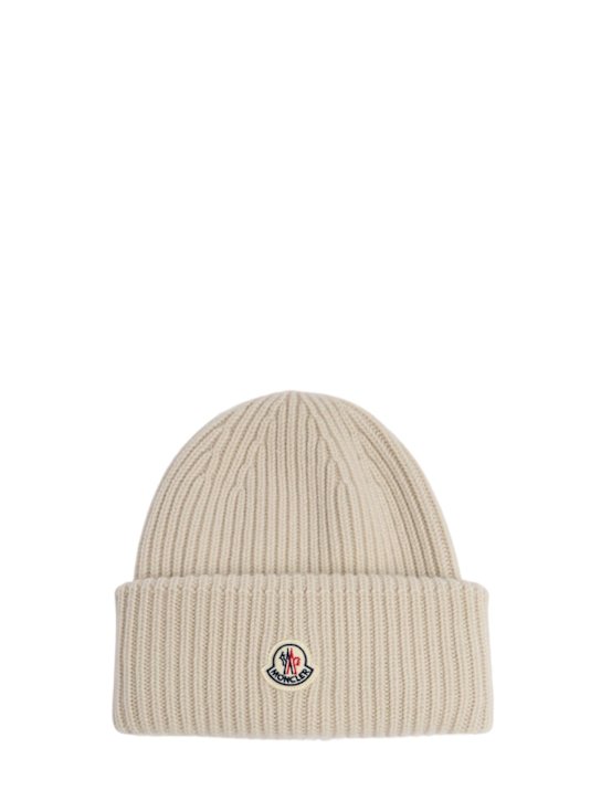 LuisaViaRoma MonclerLogo Wool & Cashmere Beanie
