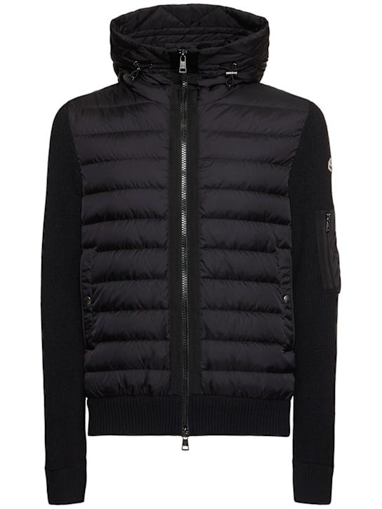 LuisaViaRoma MonclerPiumino con misto lana tricot