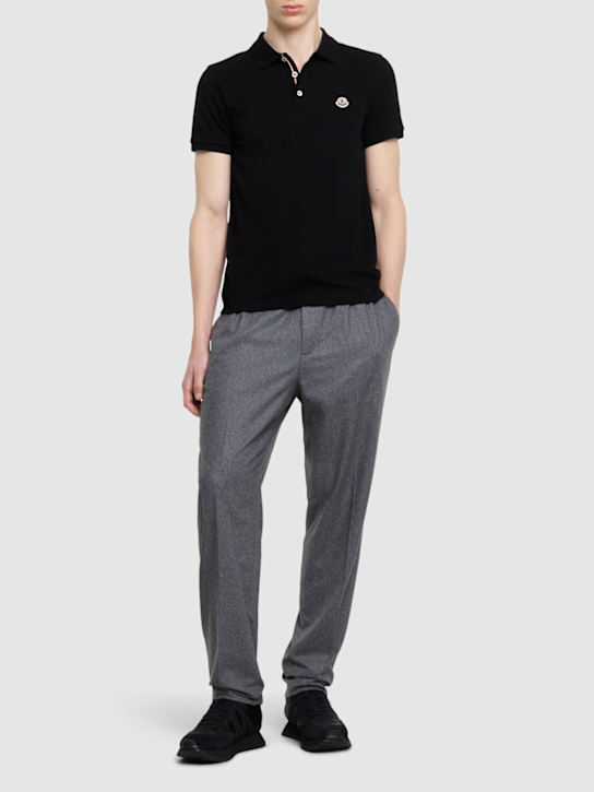 LuisaViaRoma MonclerPolo In Cotone Con Logo