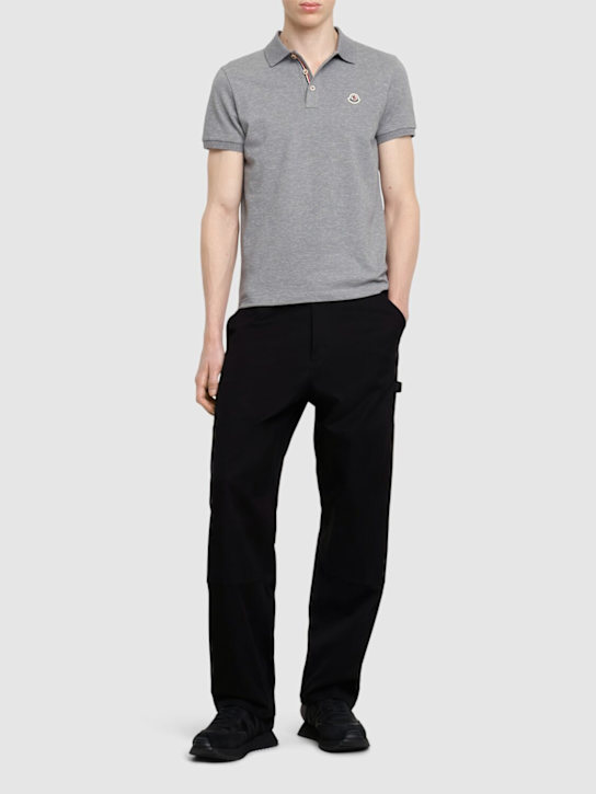 LuisaViaRoma MonclerPolo In Cotone Con Logo