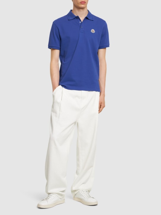 LuisaViaRoma MonclerPolo In Cotone Con Logo