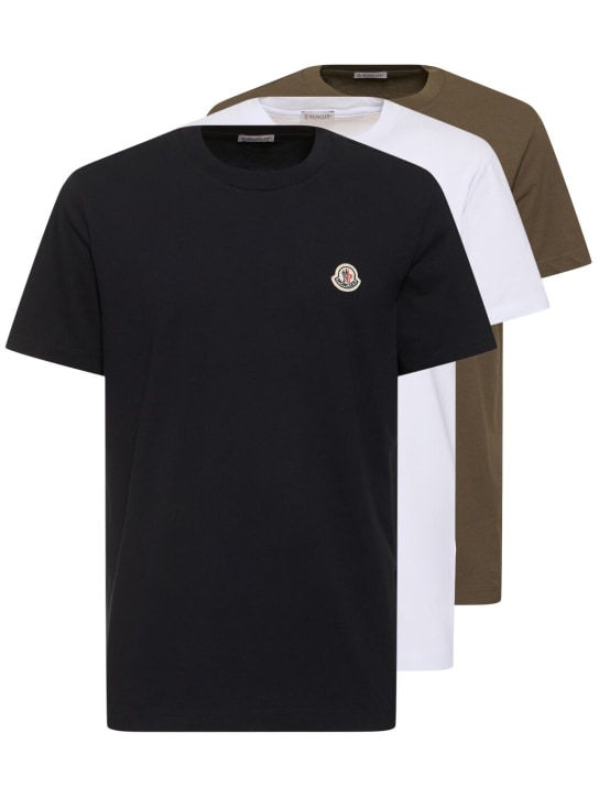 LuisaViaRoma MonclerSet di 3 t-shirt in cotone