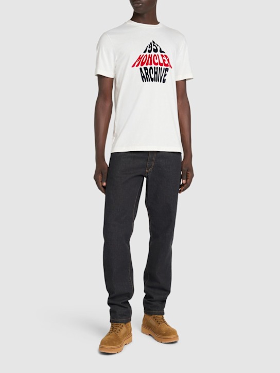 LuisaViaRoma MonclerT-shirt In Cotone Smerigliato
