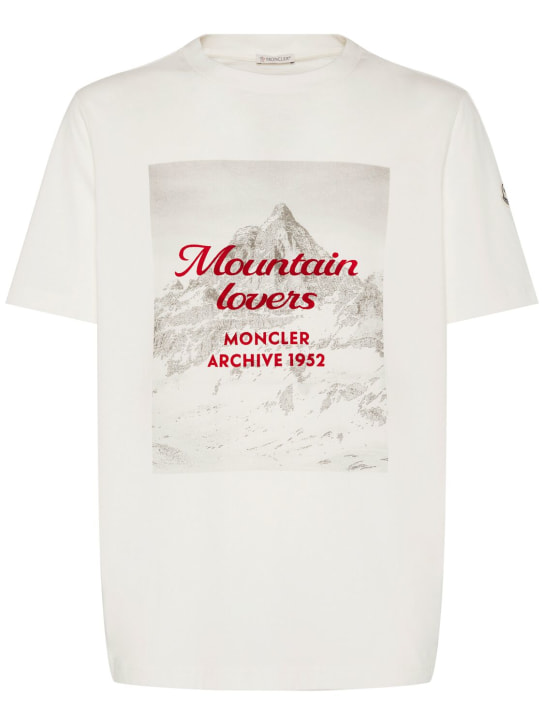 LuisaViaRoma MonclerT-shirt in cotone smerigliato
