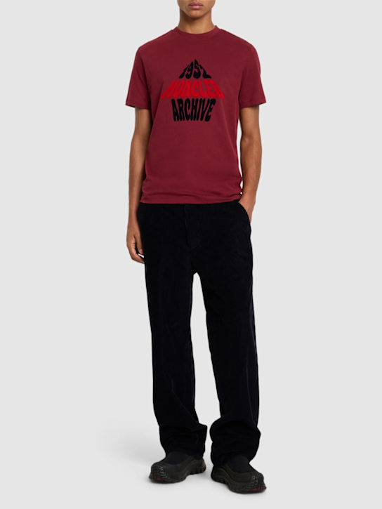 LuisaViaRoma MonclerT-shirt In Cotone Smerigliato