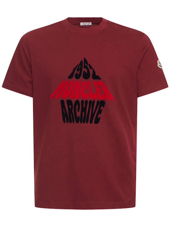 LuisaViaRoma MonclerT-shirt in cotone smerigliato