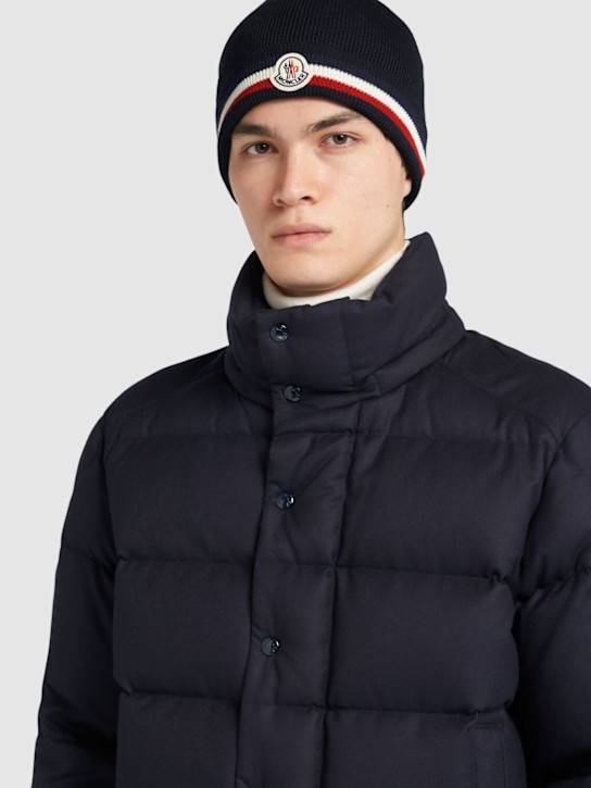 LuisaViaRoma MonclerTricolor Virgin Wool Beanie