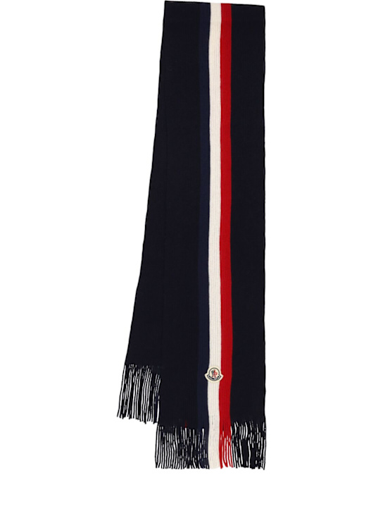LuisaViaRoma MonclerTricolor Virgin Wool Scarf