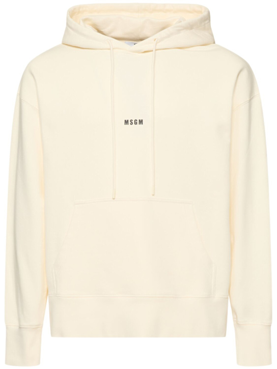 LuisaViaRoma MSGMFelpa con micro logo stampato
