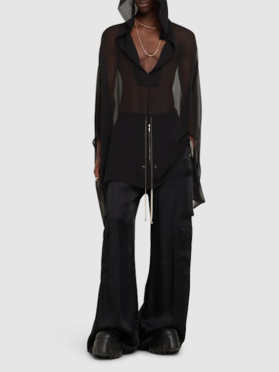 LuisaViaRoma Rick OwensCaftano Con Cappuccio