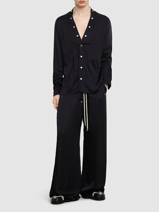 LuisaViaRoma Rick OwensCamicia Fogpocket