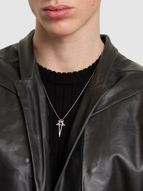 LuisaViaRoma Rick OwensCollana Pentagram Con Charm