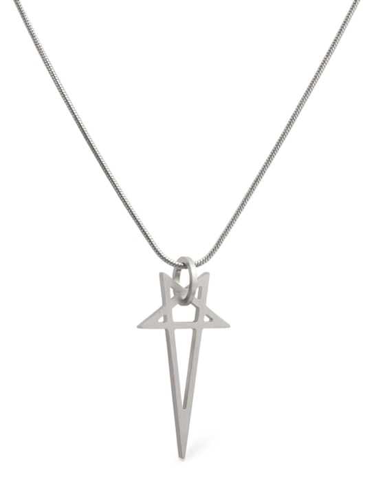 LuisaViaRoma Rick OwensCollana Pentagram con charm