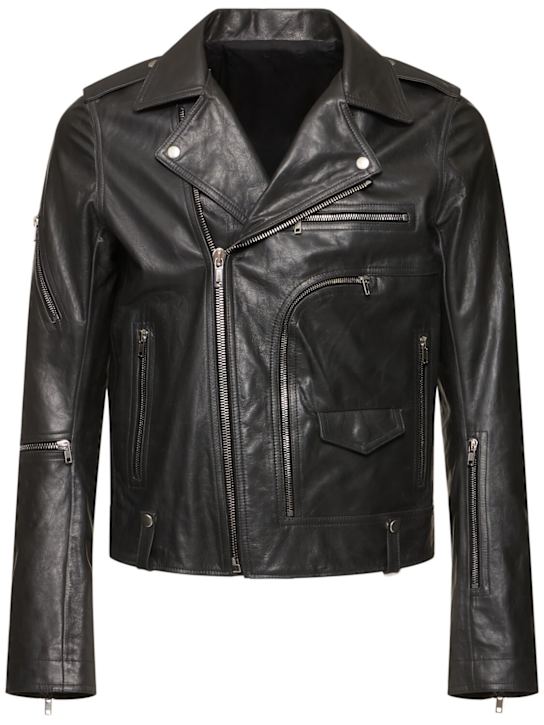 LuisaViaRoma Rick OwensGiacca Bauhaus in pelle