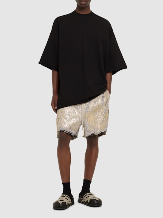 LuisaViaRoma Rick OwensShorts Boxers Gold In Denim