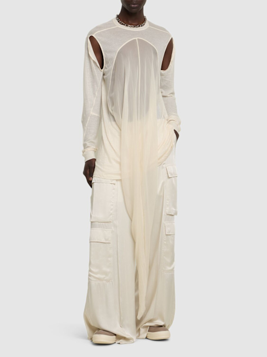 LuisaViaRoma Rick OwensT-shirt Drain In Cotone