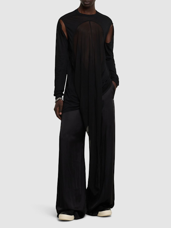 LuisaViaRoma Rick OwensT-shirt Drain In Cotone