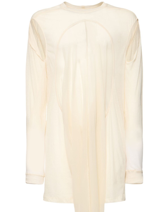 LuisaViaRoma Rick OwensT-shirt Drain in cotone