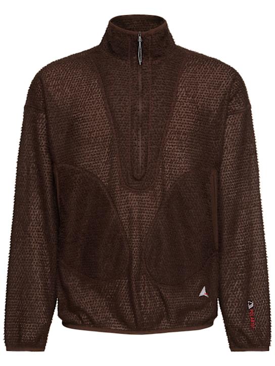 LuisaViaRoma RoaFelpa Alpha Direct con mezza zip