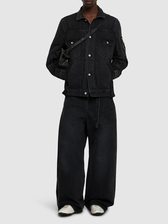 LuisaViaRoma SacaiGiacca In Denim E Twill Di Nylon