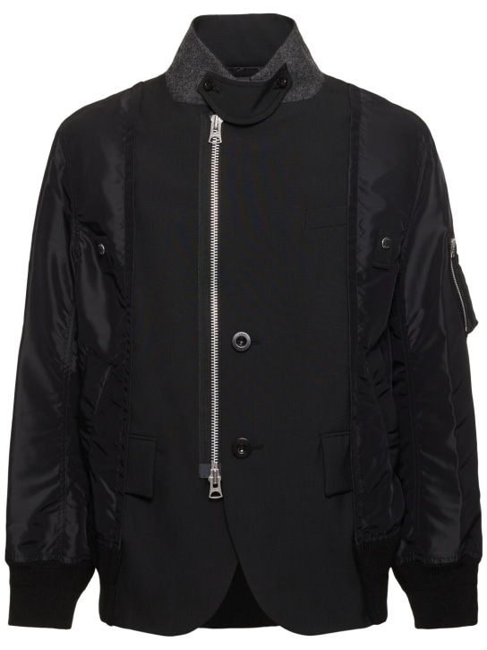 LuisaViaRoma SacaiGiacca in twill di misto lana