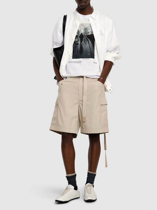 LuisaViaRoma SacaiShorts In Twill Di Cotone