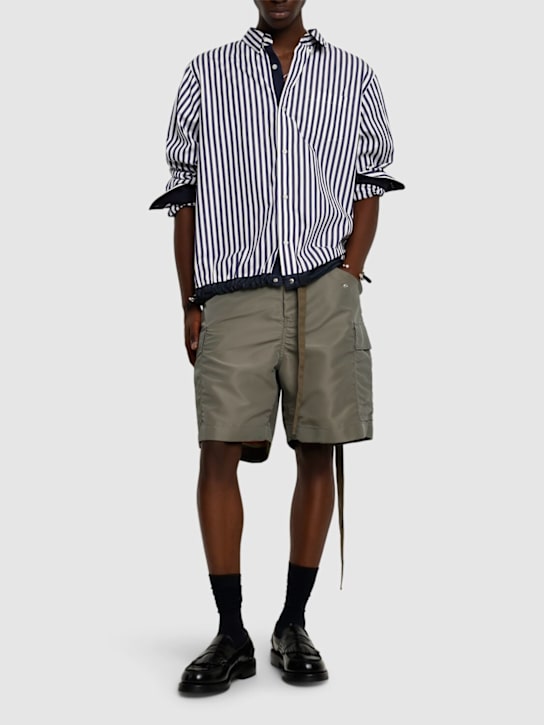 LuisaViaRoma SacaiShorts In Twill Di Nylon