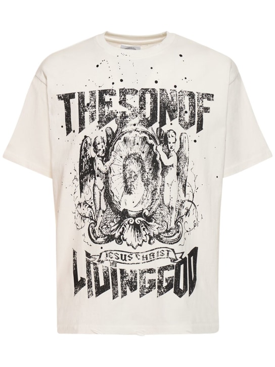 LuisaViaRoma SomeitT-shirt in cotone con stampa