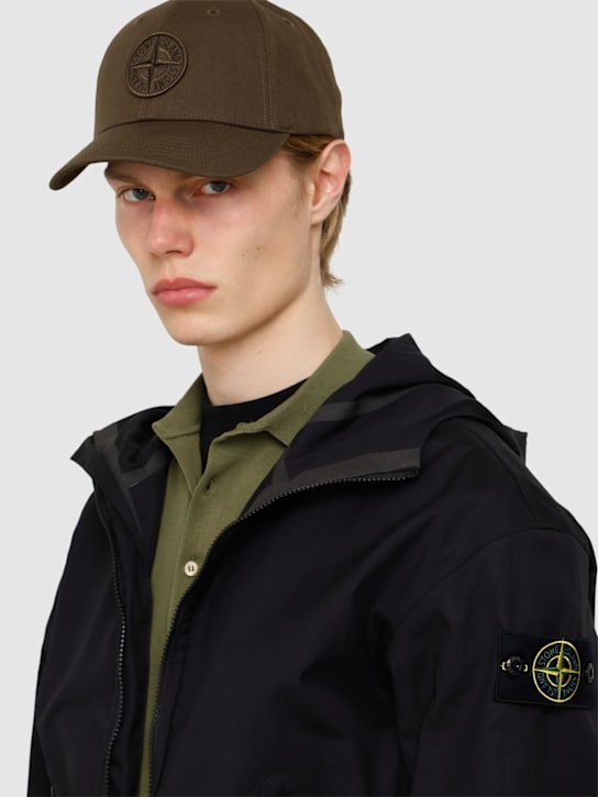 LuisaViaRoma Stone IslandCotton Logo Baseball Cap