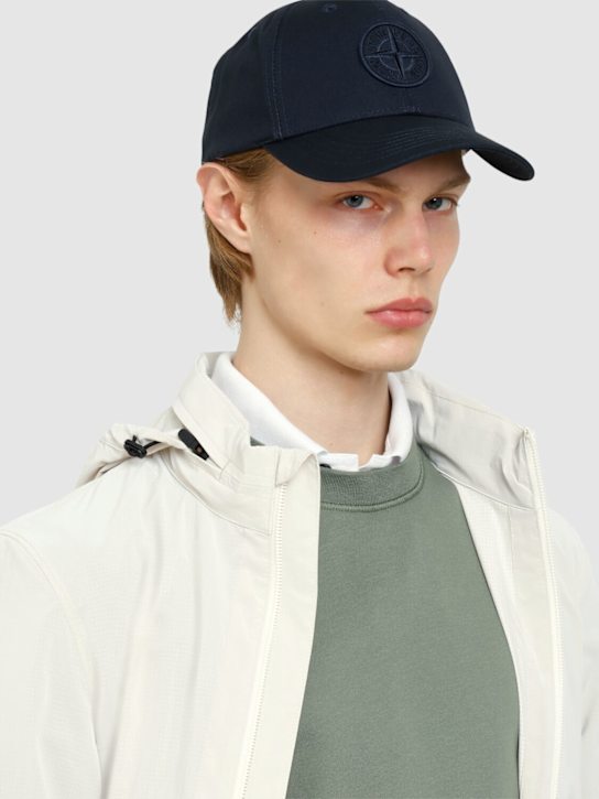 LuisaViaRoma Stone IslandCotton Logo Baseball Cap