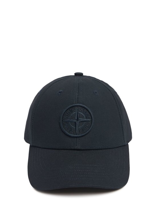 LuisaViaRoma Stone IslandCotton logo baseball cap