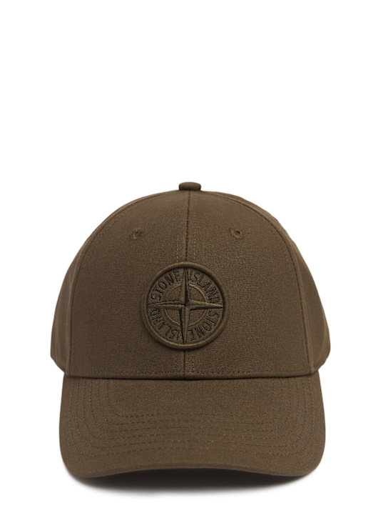 LuisaViaRoma Stone IslandCotton logo baseball cap