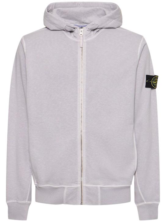 LuisaViaRoma Stone IslandCotton zip hoodie