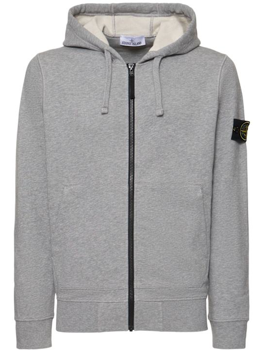 LuisaViaRoma Stone IslandCotton zip hoodie