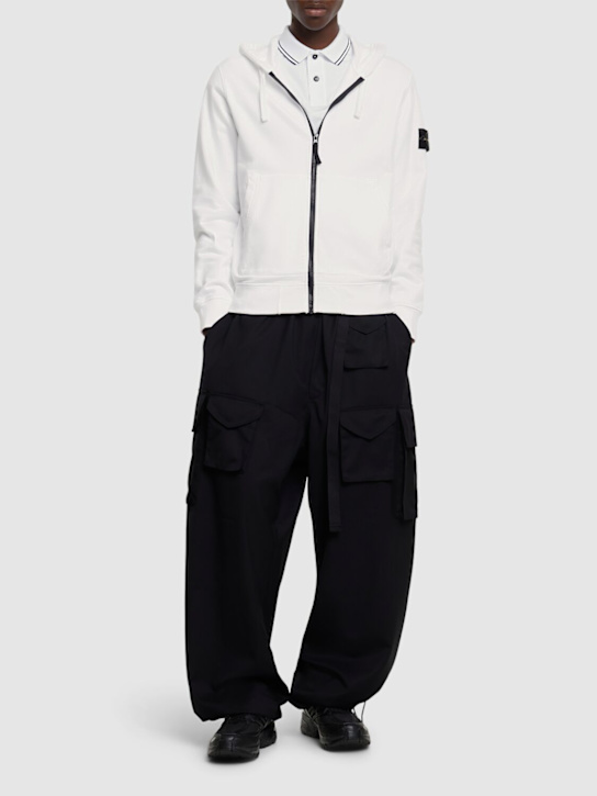 LuisaViaRoma Stone IslandCotton Zip Hoodie