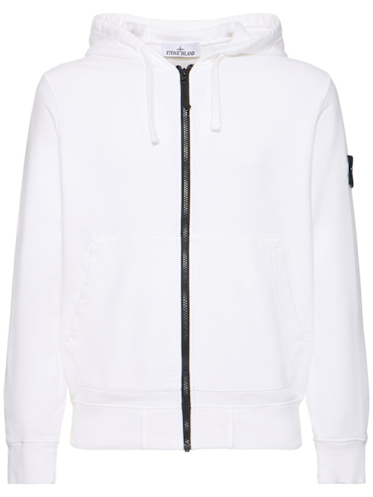 LuisaViaRoma Stone IslandCotton zip hoodie