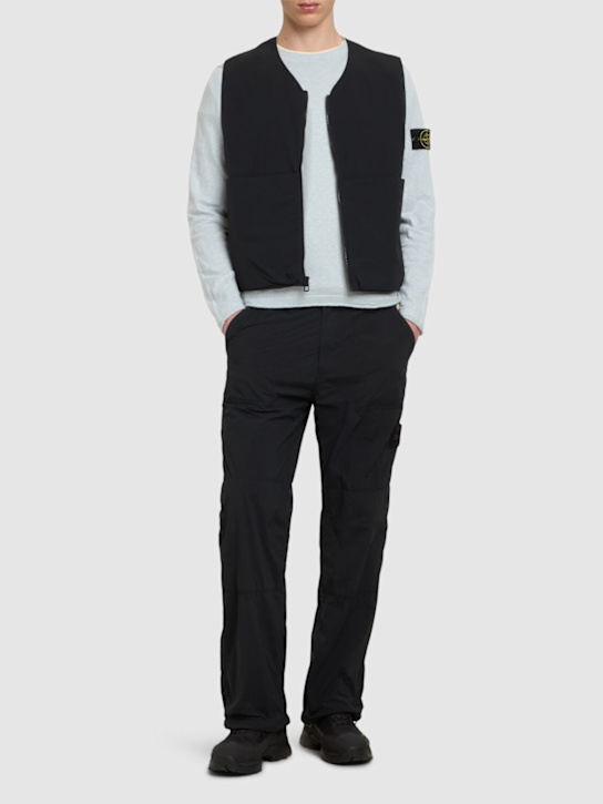 LuisaViaRoma Stone IslandCrewneck Cotton Sweater