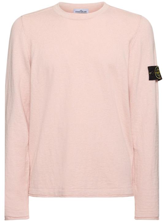 LuisaViaRoma Stone IslandCrewneck cotton sweater