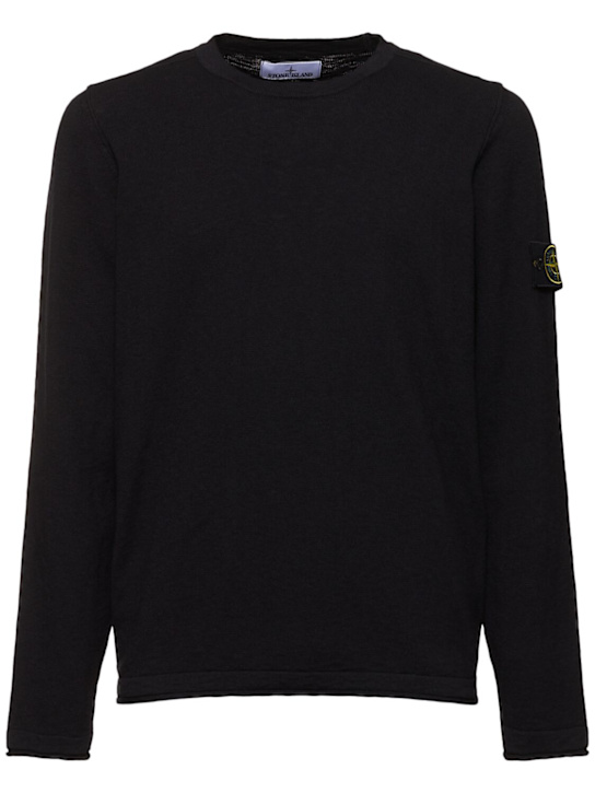 LuisaViaRoma Stone IslandCrewneck cotton sweater