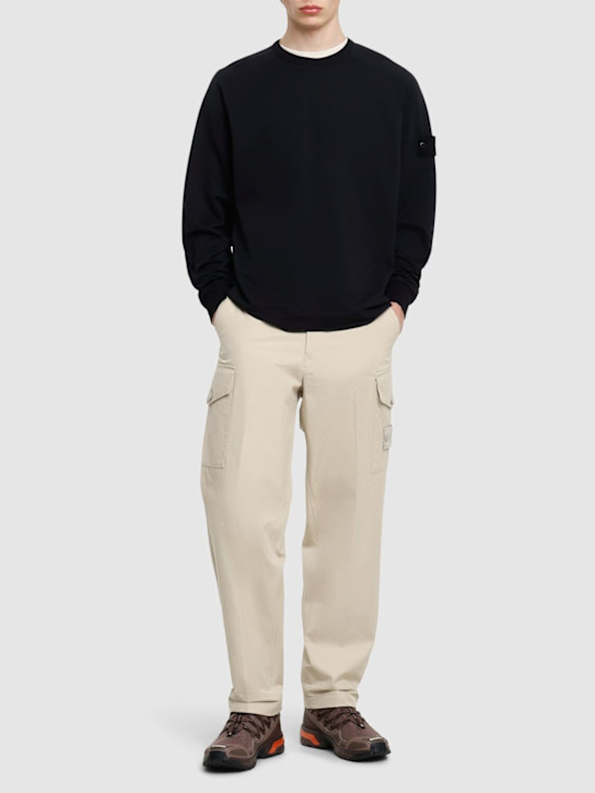 LuisaViaRoma Stone IslandGhost Crewneck Sweatshirt