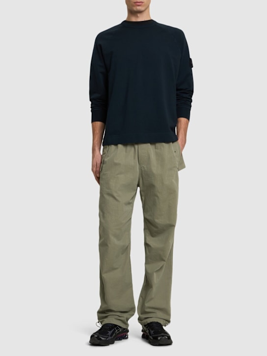 LuisaViaRoma Stone IslandGhost Crewneck Sweatshirt