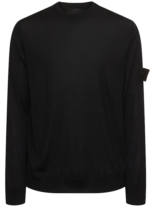 LuisaViaRoma Stone IslandGhost Crewneck Sweatshirt