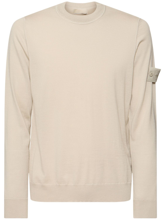 LuisaViaRoma Stone IslandGhost crewneck sweatshirt