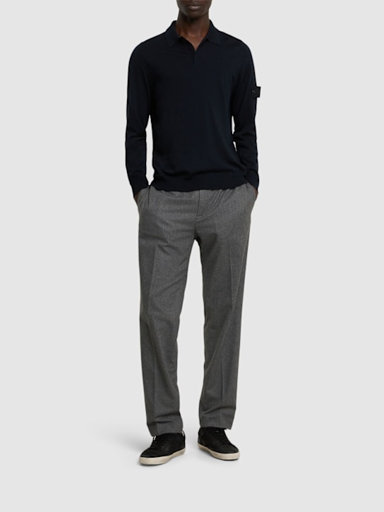 LuisaViaRoma Stone IslandGhost Long Sleeve Polo