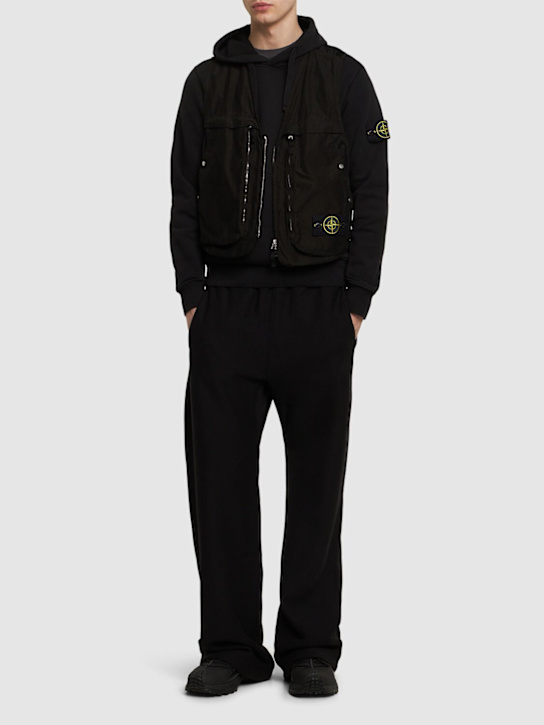 LuisaViaRoma Stone IslandHooded Cotton Sweatshirt