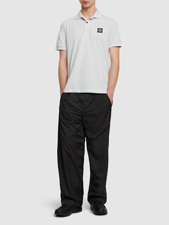 LuisaViaRoma Stone IslandLogo Cotton Blend Polo