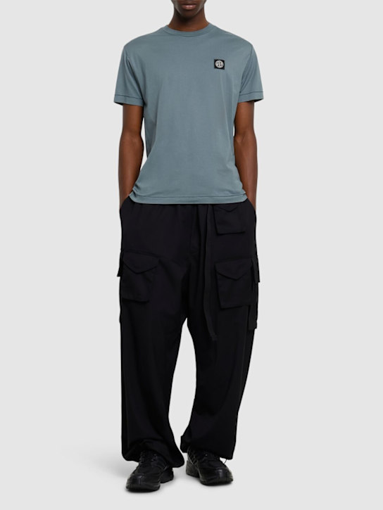 LuisaViaRoma Stone IslandLogo Cotton T-shirt