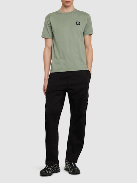 LuisaViaRoma Stone IslandLogo Cotton T-shirt