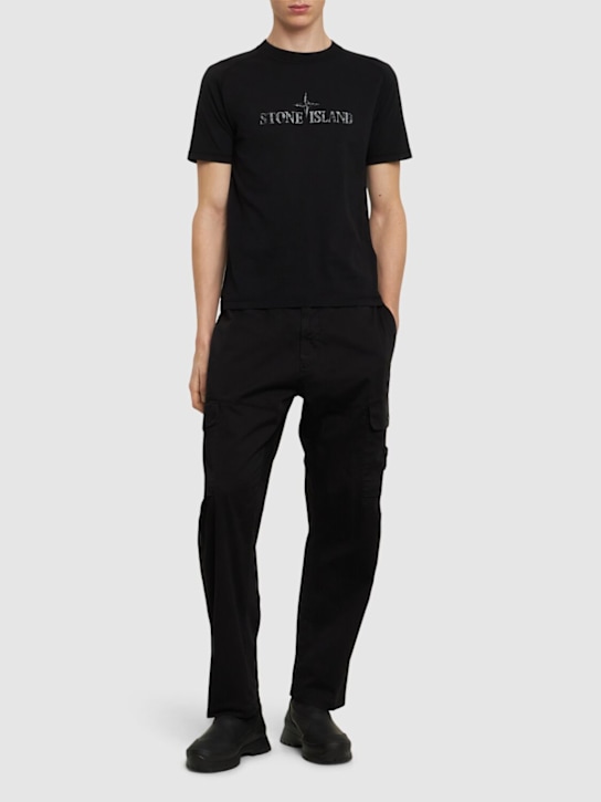 LuisaViaRoma Stone IslandLogo Cotton T-shirt