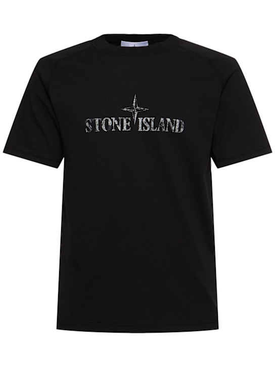 LuisaViaRoma Stone IslandLogo cotton t-shirt